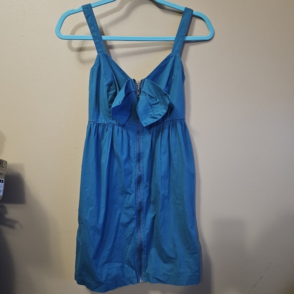 Be Bop Women's Size S Blue Cotton Dress